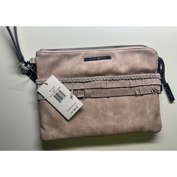 Steve Madden Blush Clutch Genuine Suede NWT‎ - Picture 9 of 9
